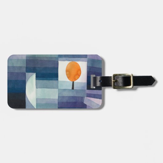 秋の前触れ，キュビズム有名絵を描な ラゲッジタグ (正面横)