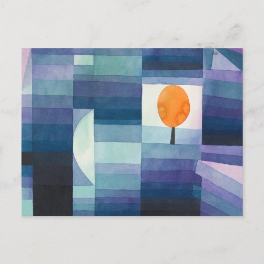 秋の前触れ – ポール・クレー ポストカード (正面)