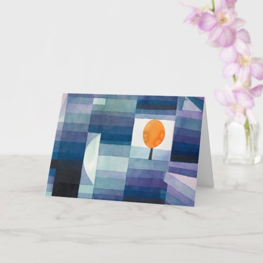 秋の前触れ – Paul Klee - モダン Art カード (蘭)