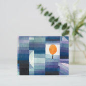 秋の前触れ – Paul Klee - モダン Art ポストカード (スタンド正面)