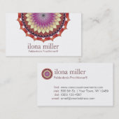 秋の動きの曼荼羅の名刺|の圧延 名刺 (正面/裏面)