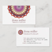 秋の動きの曼荼羅の名刺|の圧延 名刺 (正面/裏面)