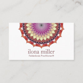 秋の動きの曼荼羅の名刺|の圧延 名刺