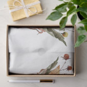 秋の動物とフローラシリーズデザイン12 薄葉紙 (ギフト)