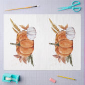 秋の動物とフローラシリーズデザイン21 薄葉紙 (クラフト)