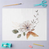 秋の動物とフローラシリーズデザイン27 薄葉紙 (クラフト)