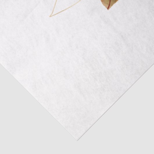 秋の動物とフローラシリーズデザイン35 薄葉紙 (詳細)