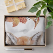 秋の動物とフローラシリーズデザイン38 薄葉紙 (ギフト)