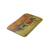 秋の動物のバス・マットの馬 バスマット (アングル)