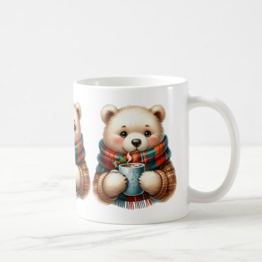 秋の動物コーヒーマグ コーヒーマグカップ (右)