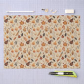 秋の包み紙 薄葉紙 (クラフト)