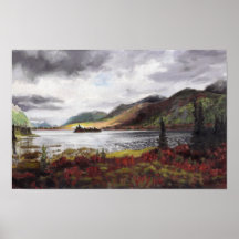 秋の北の湖：17x11プリント