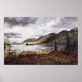 秋の北湖:17X11 ポスター (正面)