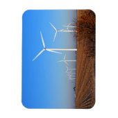 秋の午後の風車タービン マグネット (縦)