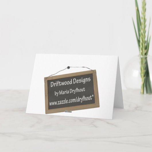 秋の午後 カード (裏面)