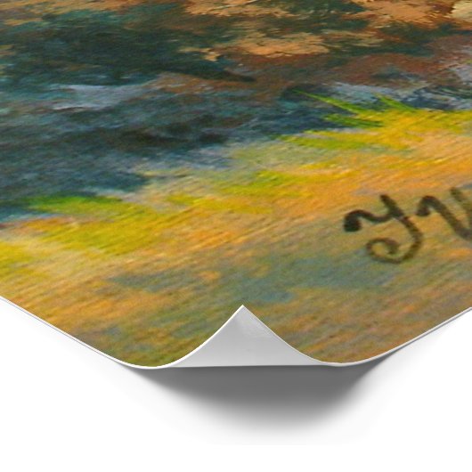 秋の午後 ポスター (角)