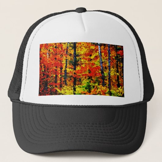 秋の午後 – 絵画Art Hat キャップ (正面)