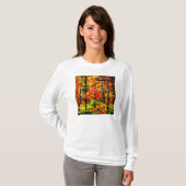秋の午後#2 -絵画のアートTシャツ Tシャツ (正面フル)