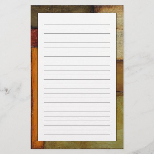 秋の印象派:ジェニファー·ゴルダーガー 便箋 (正面)