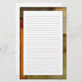 秋の印象派:ジェニファー·ゴルダーガー 便箋 (正面/裏面)