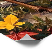 秋の友達: ビッグフットと鹿 ポスター (角)