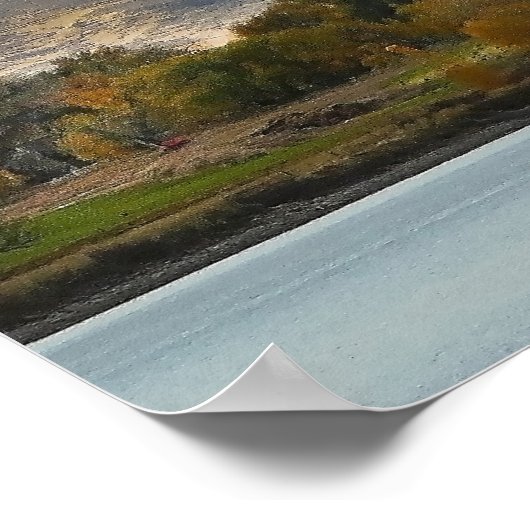 秋の双峰 ポスター (角)