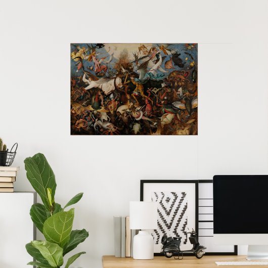 秋の反乱天使バイピエーター・ブルーゲル ポスター (ホームオフィス)