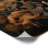 秋の反乱天使バイピエーター・ブルーゲル ポスター (角)