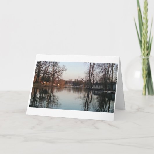 秋の反射 カード (正面)