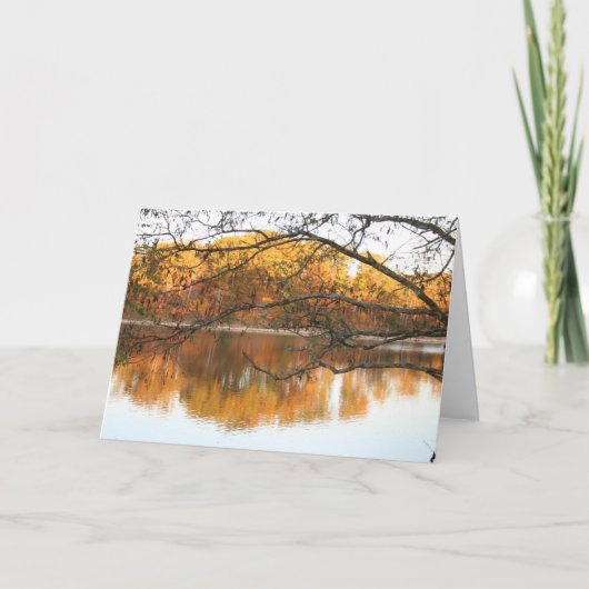 秋の反射 カード (正面)
