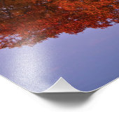 秋の反射 フォトプリント            (角)