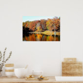 秋の反射 ポスター (キッチン)