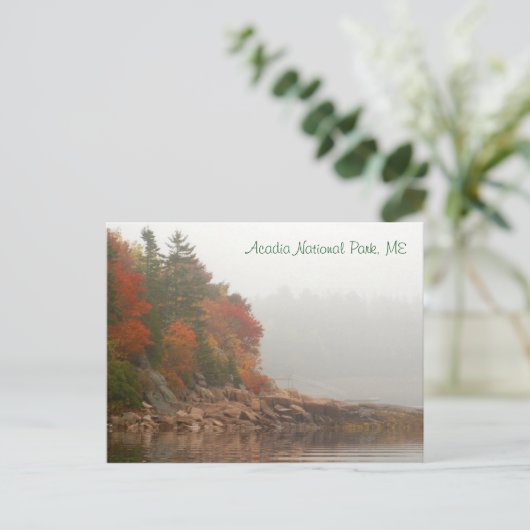 秋の反射 ポストカード (スタンド正面)