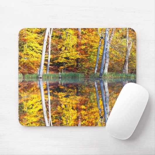 秋の反射 マウスパッド (マウス)