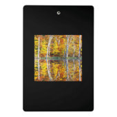 秋の反射 ミニクリップボード (裏面)