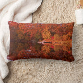 秋の反射 ランバークッション (ブランケット)