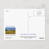 秋の反省、マルーン・ベル・シリーズ#4。 ポストカード (裏面)