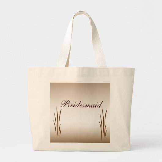 秋の収穫の花嫁 ラージトートバッグ (正面)