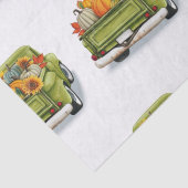 秋の収穫をグリーントラックティッシュペーパー 薄葉紙 (詳細)