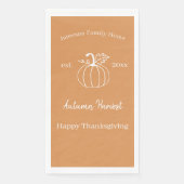 秋の収穫カボチャファミリーサンクスギビング (正面)