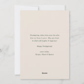 秋の収穫カボチャ幸せな感謝祭の写真 シーズンカード (裏面)