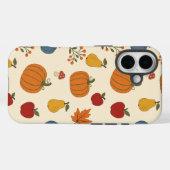 秋の収穫カボチャ フルーツ柄ケース Case-Mate iPhoneケース (裏面 (横))