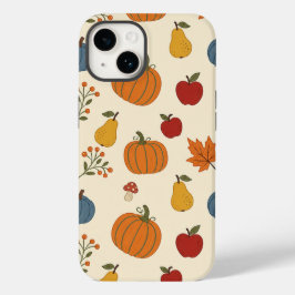 秋の収穫カボチャ フルーツ柄ケース Case-Mate iPhone 14ケース