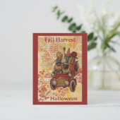 秋の収穫ハロウィン ポストカード (スタンド正面)