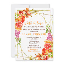 秋の収穫ベイビーシャワー