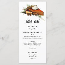 秋の収穫メニュー