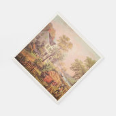 秋の収穫感謝祭ナプキン スタンダードランチョンナプキン (角)