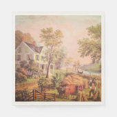 秋の収穫感謝祭ナプキン スタンダードランチョンナプキン (正面)