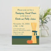 秋の収穫感謝祭招待状 招待状 (スタンド正面)