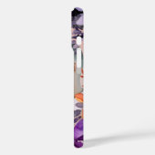 秋の収穫時期の紫結婚桃色のユリ Case-Mate iPhoneケース (裏面 / 左)